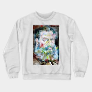 LEO TOLSTOY watercolor portrait .2 Crewneck Sweatshirt